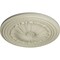 Ekena Millwork Alexa Ceiling Medallion (Fits Canopies up to 2 7/8"), Hand-Painted Clear Yellow, 20 1/2"OD x 1 7/8"P CM20ALCYF - alternate 2